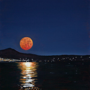 Moonrise Over Monterey